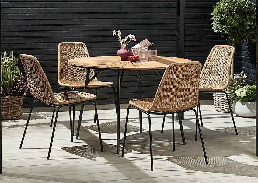 Sparen Pfeilspitze Parana Fluss runder gartentisch set adoptieren